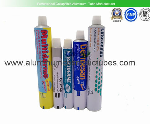 China Tubos de aluminio farmacéuticos de gama alta, empaquetado impermeable del tubo del apretón proveedor