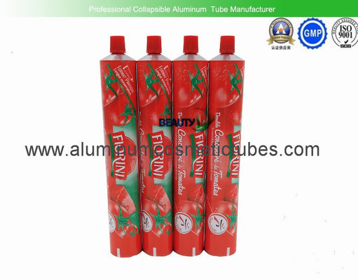 China envases del tubo del apretón de la salsa de tomate de tomate 150ml, tubos plegables de aluminio privados de aire proveedor