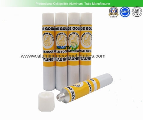 China Tubos de aluminio vacíos flexibles de la pintura, tubos vacíos de la pintura del metal de la impresión en offset proveedor