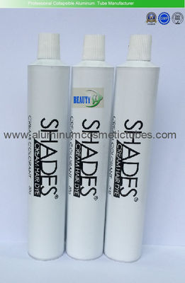 China Tubos cosméticos de aluminio vacíos del cuidado de piel que empaquetan la impresión en offset del diámetro de 50g 28m m proveedor