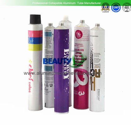 China Categoría alimenticia cosmética de aluminio de encargo comercial de los tubos 80g 100g 120g Materi crudo proveedor