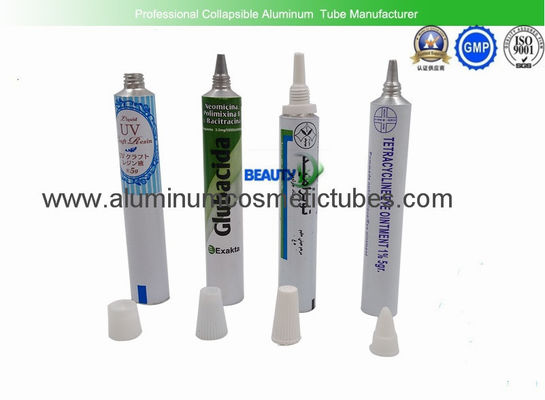 China Altos tubos de aluminio pulidos del ungüento, tubos de aluminio de la loción del grado médico proveedor
