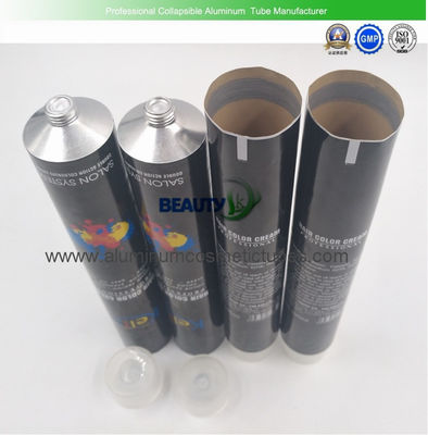 China Envases del tubo de Creamaluminum del tinte de pelo, tubos plegables de aluminio del producto de belleza proveedor