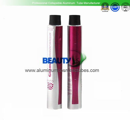 China Tubos de aluminio vacíos del apretón de la belleza, envases tubulares plegables de la crema del color del pelo proveedor