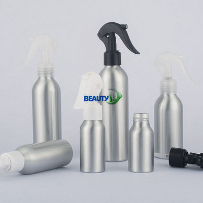 Cosmético vacío del metal que empaqueta las botellas de aluminio recargables del espray de la niebla de la multa de la peluquería proveedor